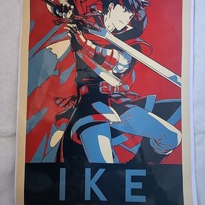 4 Japanese Manga Series Anime Posters, Ike, 4 posters included, 8.5…
